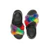 Dr. Martens Leather Fabric Fashion Buckle Thick Sole Sandals Women Sandals Black 27348889