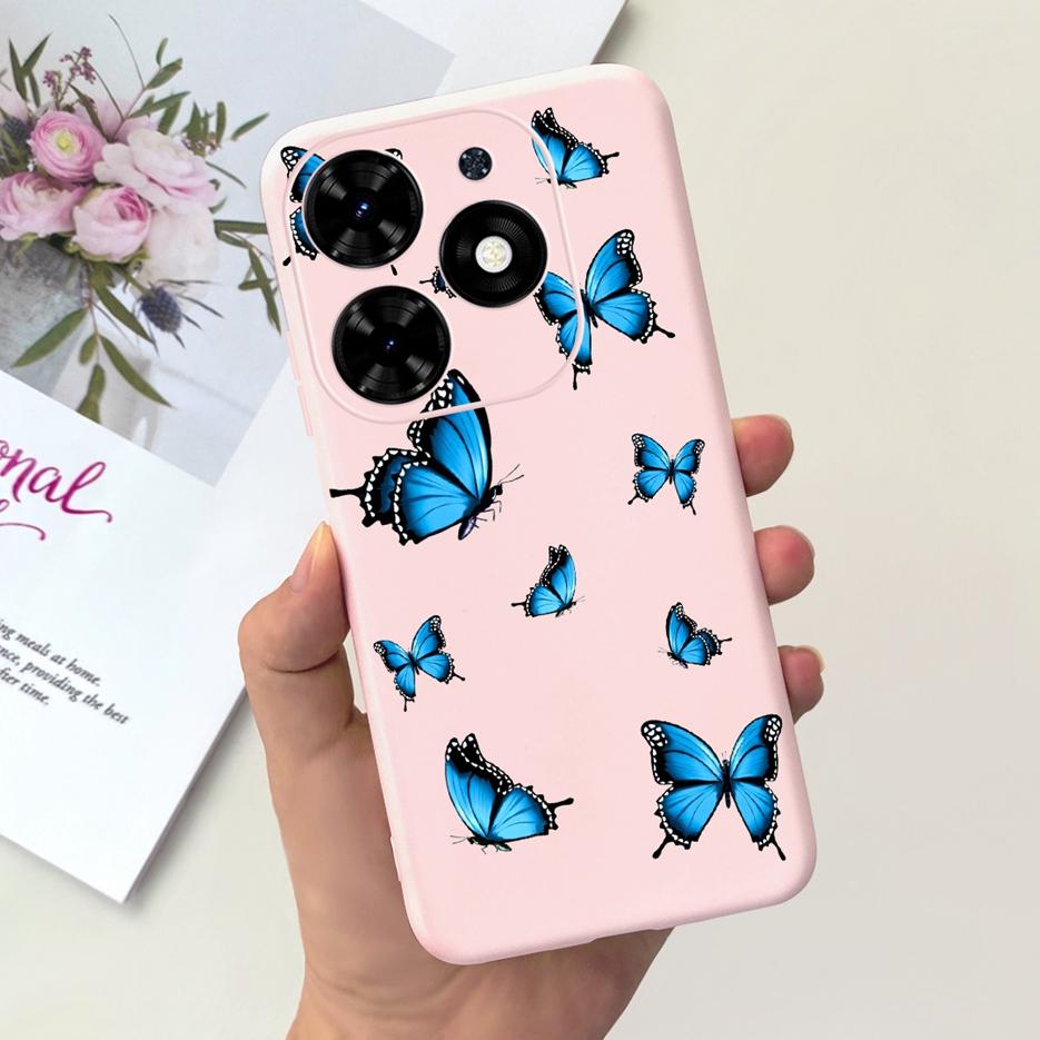 For Tecno Spark Go 2024 Case BG6 New Fashion Candy Painted Cover Soft TPU Phone Case For Tecno Spark Go 2024 Fundas 6.6'' Bumper