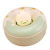 Donut Design Small Table Lamp 360 Degree Flexible Neck LED Soft Light No Flicker Eye Protection USB Powered Reading Night Light