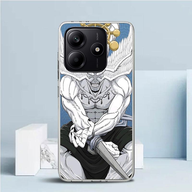 Kaisen J-Jujutsu Sukuna Mahoraga Phone Case For Xiaomi Redmi Note 15 14 14S 13 12S 12 Pro Plus 11S 11 11T 11E 10S 10 + Soft TPU