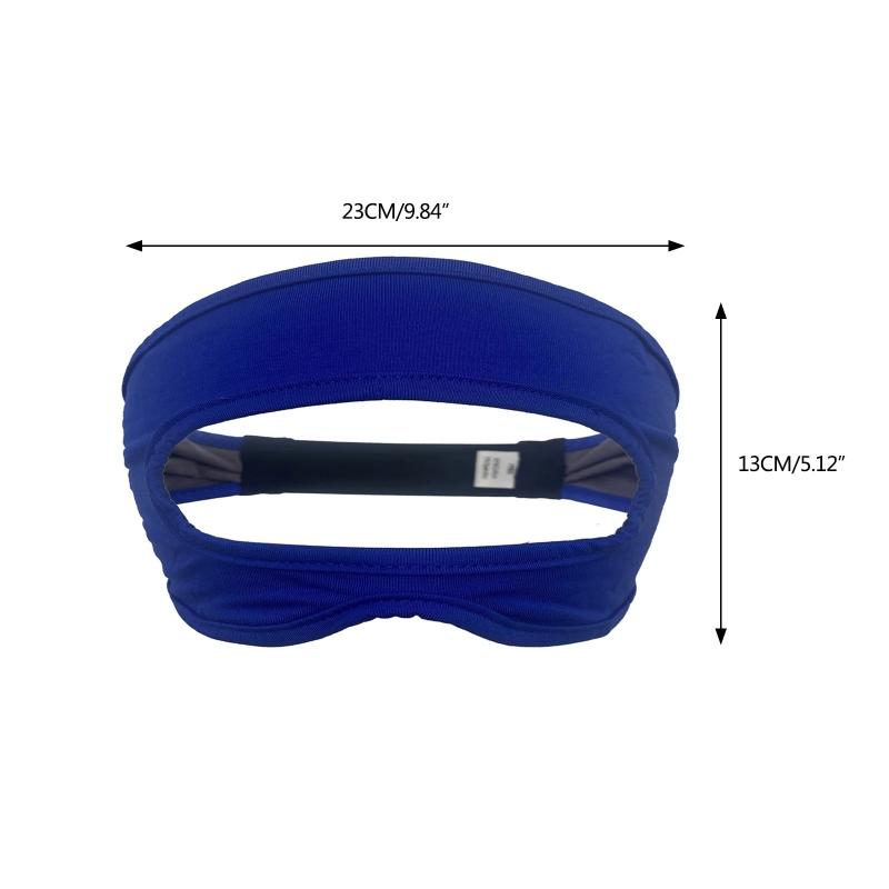 Home Virtual Device Skin for Protection Eye Mask Double Layer VR Eye Mask Stretch Elastic Absorbent Cover for VR Workout