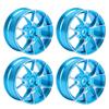 4Pcs RC Wheel Hub High Wear Resistance Aluminum Alloy Remote Control Car Accessories for 1Celsius10 Flat Sports Car