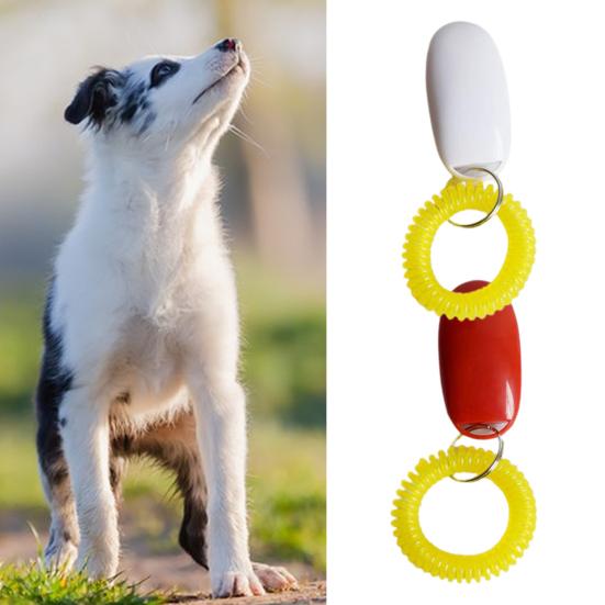 Yousheng Pet Training Clicker Adjustable Frequency Wear-Resistant Solid Non Fading Convenient Stop Barking Exercise Professional Recall Dog Training