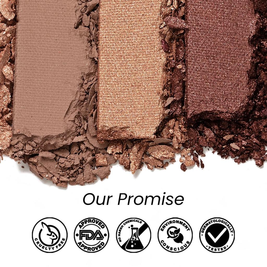 Little One 4-in-1 Eyeshadow Palette | Ultra Pigmented, Easy To Blend | Long Lasting Eye Make Up Kit |Wild Out-07