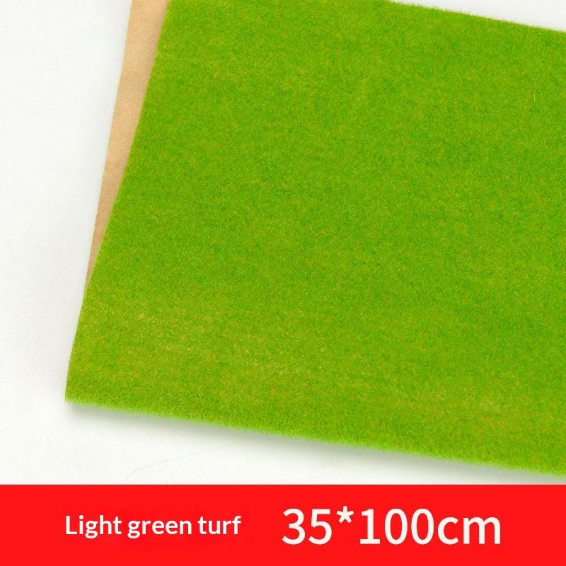 1Pcs Grass Mat Turf 3D Landscape Decor 35X50Cm 35X100Cm Artificial Grass Mat Layout Train Railway Artificial Lawn Carpet Model