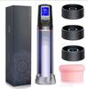 Electric Male Penis Pump Vacuum Pumps Masturbator Penile Enlargement Enhance Erection 2 In 1 Cock Trainer Adult Sex Toys 18+