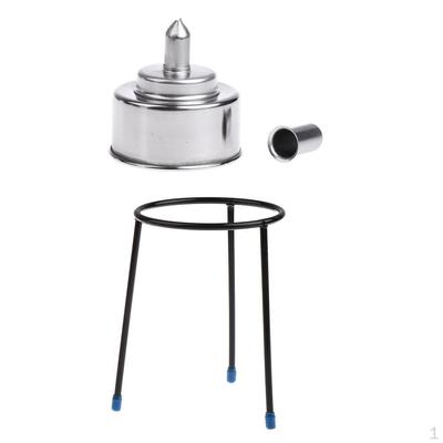 Experimentierbecher Röhrenbrenner Stativständer / Spirituslampe 400ml