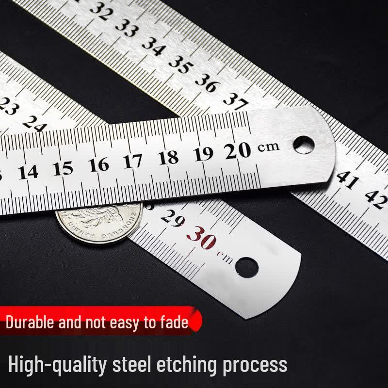 Fanxing 100cm Stainless Steel Ruler 5-Pack