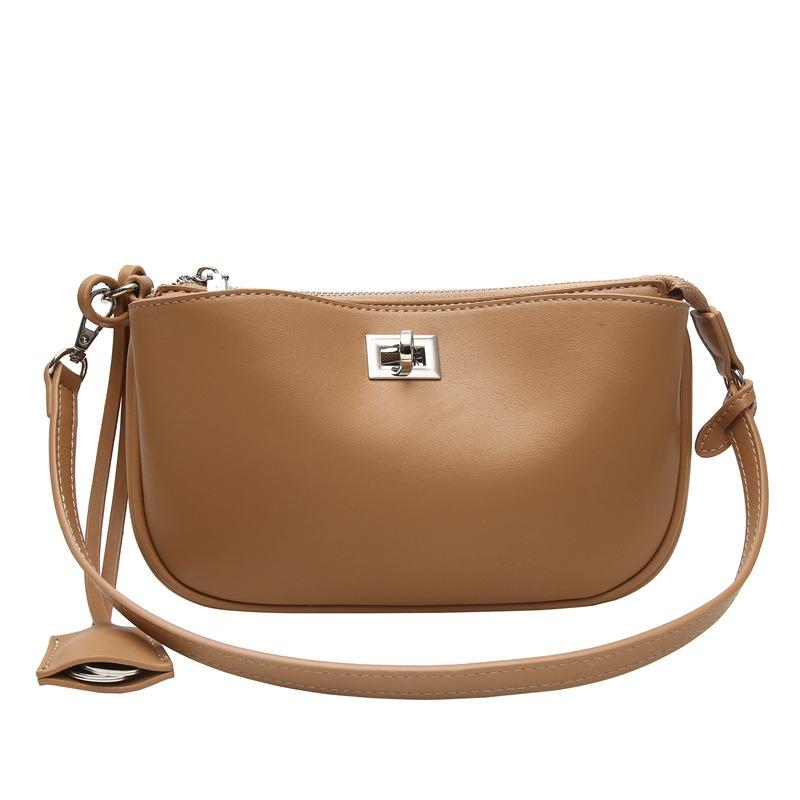 Crossbody Bag, Fashionable Vegetable Tanned Leather Rodeo Women's Bag, High-end and Versatile Armpit Bag, Women's New Commuting Shoulder Bag