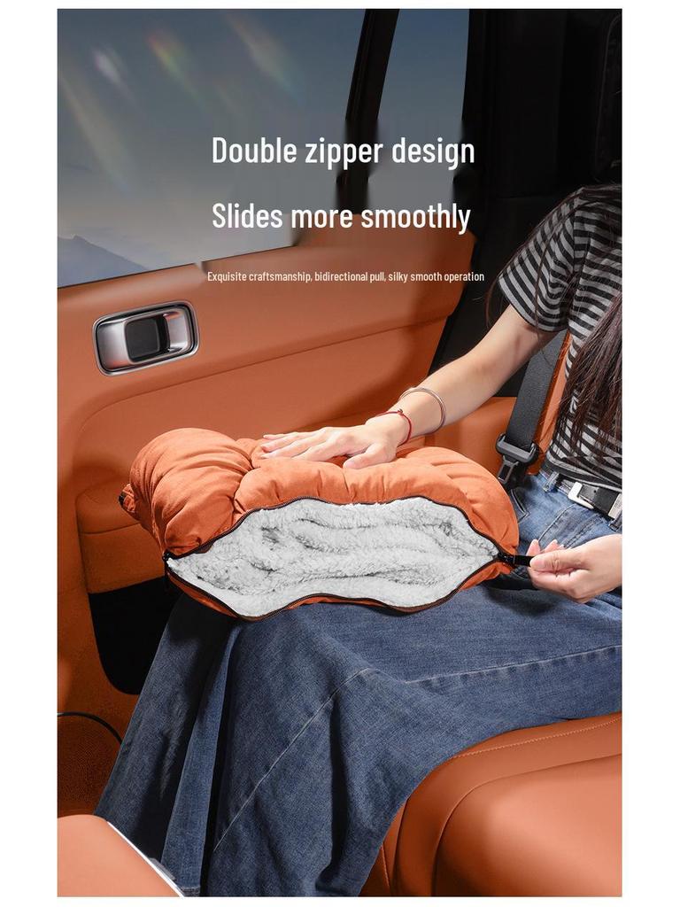 Trumpchi E8 Flannel Headrest & Lumbar Support for Legend M8, Master Neck Pillow for GS3, Ying Su M6, GS8.