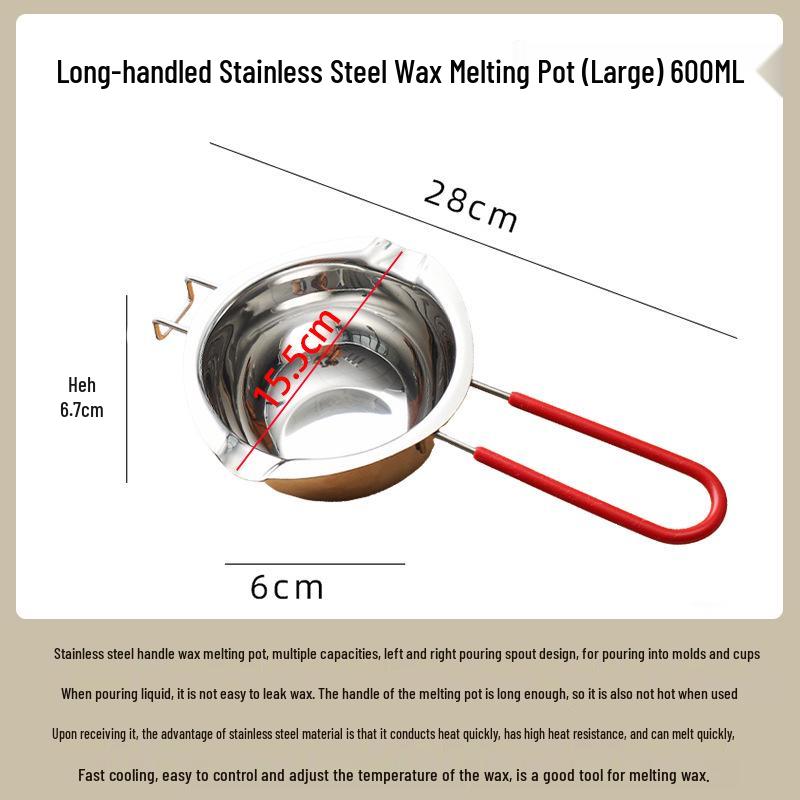 Aroma Candle DIY Tool Set: Electric Soy Wax Melting Pot and Stove