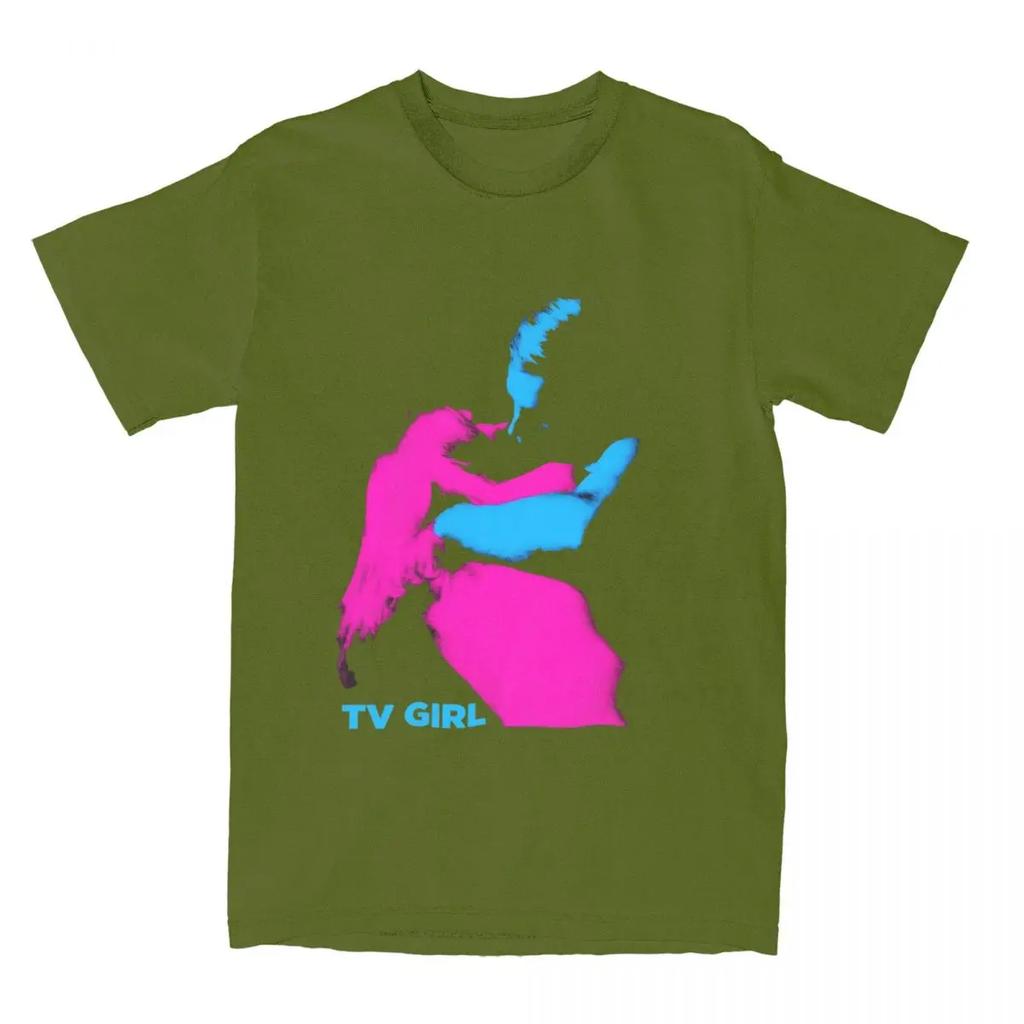 Men Women's TV Girl Who Really Cares Album Shirts Merch Leisure  T Shirt Top Tee Clothes Summer