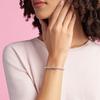 Pandora Moments Bead Clear Cubic Officially Imported & Pavé Bracelet, 19cm, (Sterling Silver, Zirconia) 598342CZ-19,