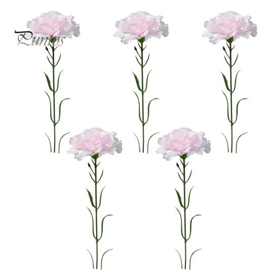 

5 шт. искусственных гвоздик, реалистичные искусственные шелковые цветы, свадебные, для дома, офиса, для стола, центральное украшение, искусственные цветы, подарок на День матери светло-розовый