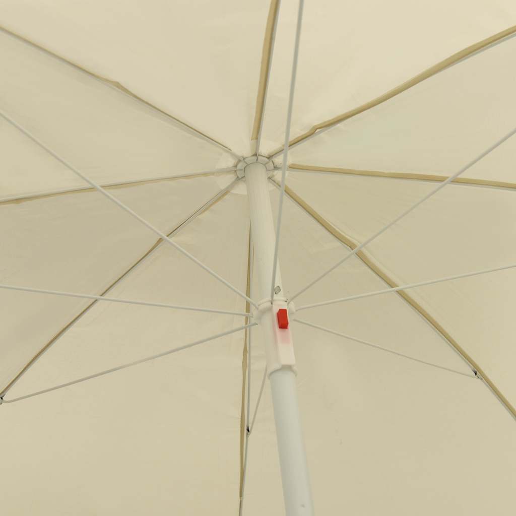 Beach Umbrella Sand Yellow 300 Cm