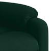 Massage Chair Dark Green Velvet