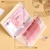 PU 100 Envelopes Money Saving Challeng Waterproof Savings Challenges Sheets Budget Money Notebook