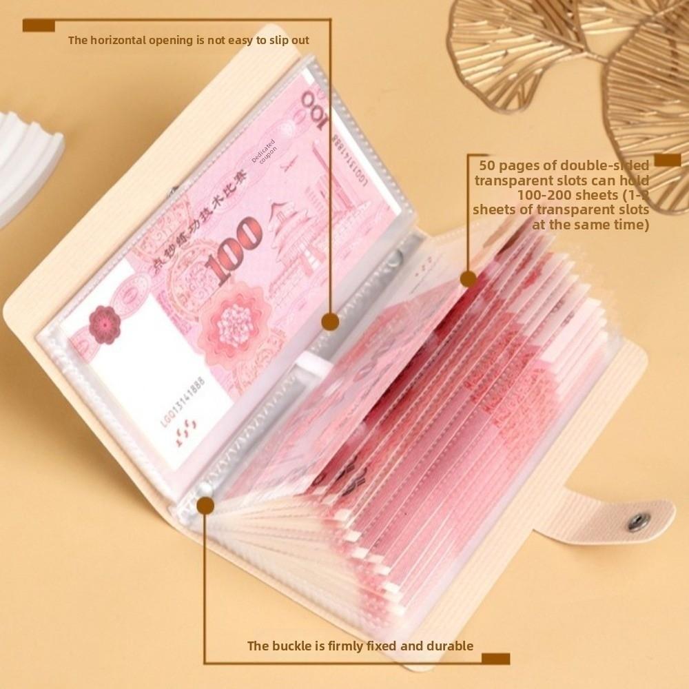 PU 100 Envelopes Money Saving Challeng Waterproof Savings Challenges Sheets Budget Money Notebook