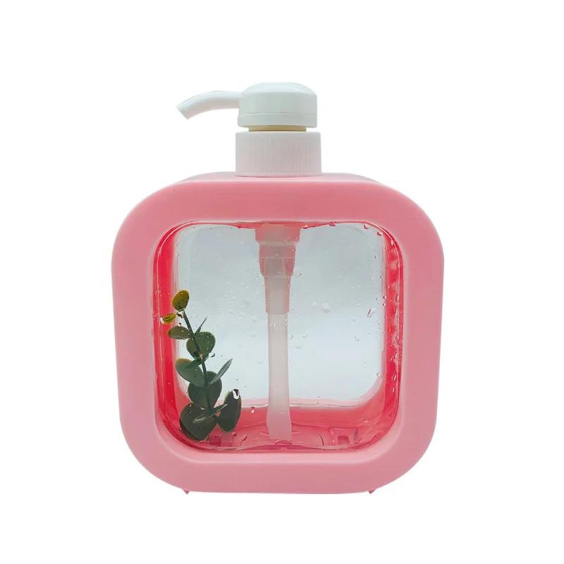 300/500ml Bathroom Soap Dispensers Refillable Lotion Shampoo Shower Gel Holder Portable Empty Bottle