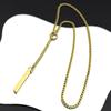 Lariat Stick Pendant Necklace for Women Stainless Steel Gold Color Simple O-Ring Sweater Choker Chian Y-Necklace Jewelry Gifts