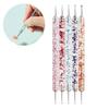 Kit de stylos à ongles à double tête, 5 pièces, outil de gaufrage pour ongles, pour transfert, papier calque, outils de conception d'ongles pour nail art