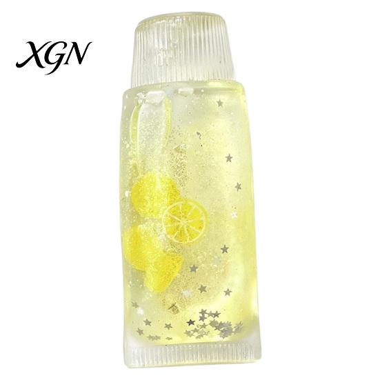 Stress Relief Squeeze Toy Clear Glitter Toothpaste Tube Toy, Fruit Anxiety Slow Rising Soft Sensory for Kids