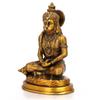 Gold Hanuman Statue, God Deity Figurine, Strength Art Home Decor Gifts, Brass