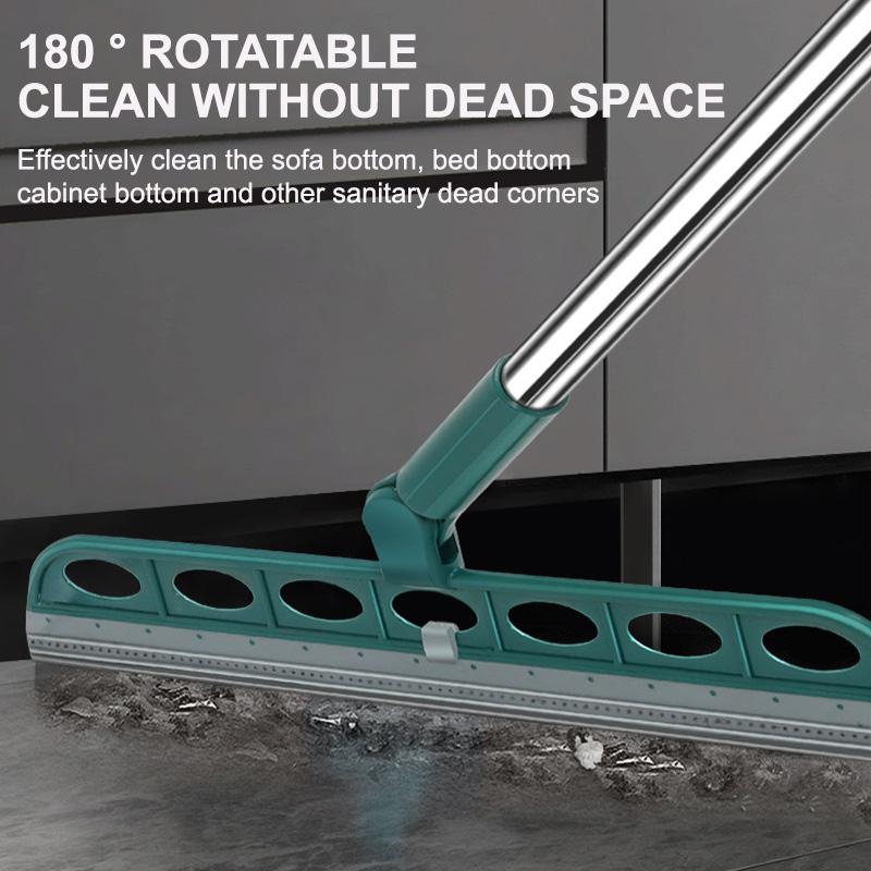 Nowa miotła obrotowa o 180 stopni, składane zamiatanie szkła, sprzątanie łazienki, wycieraczki domowe, miotły, produkty gospodarstwa domowego