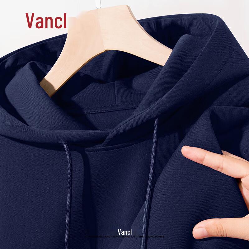 VANCL Men's Casual Loose Hooded Sweatshirt