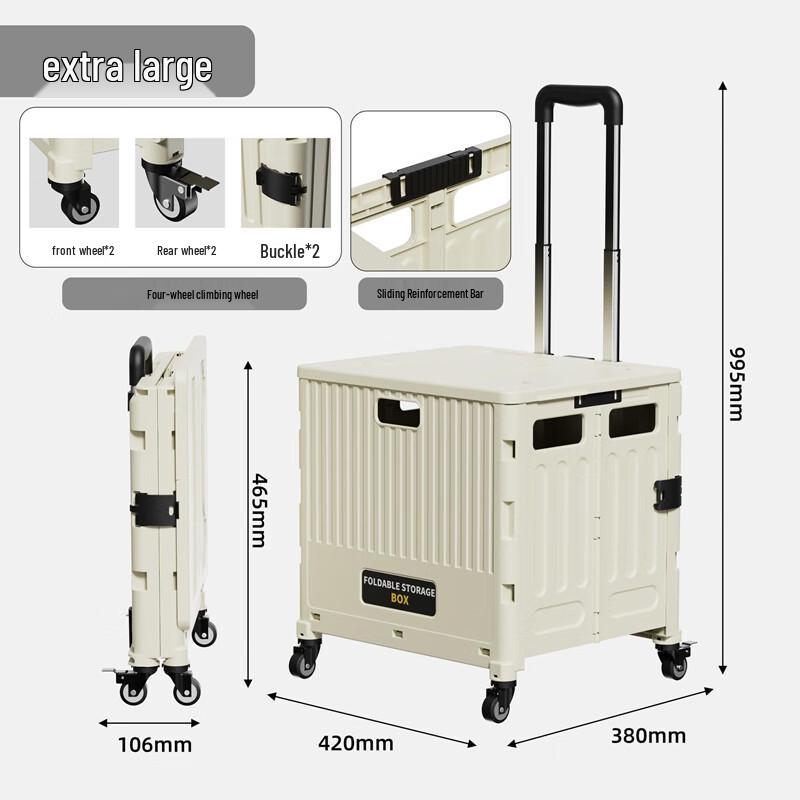 miflame Portable Shopping Cart