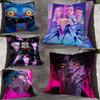 Kpop D-Demon H-Hunters Saja Pillow Case For Sofa Decor Home Car Office Room Printing Cushion Cover Decorations And Protector
