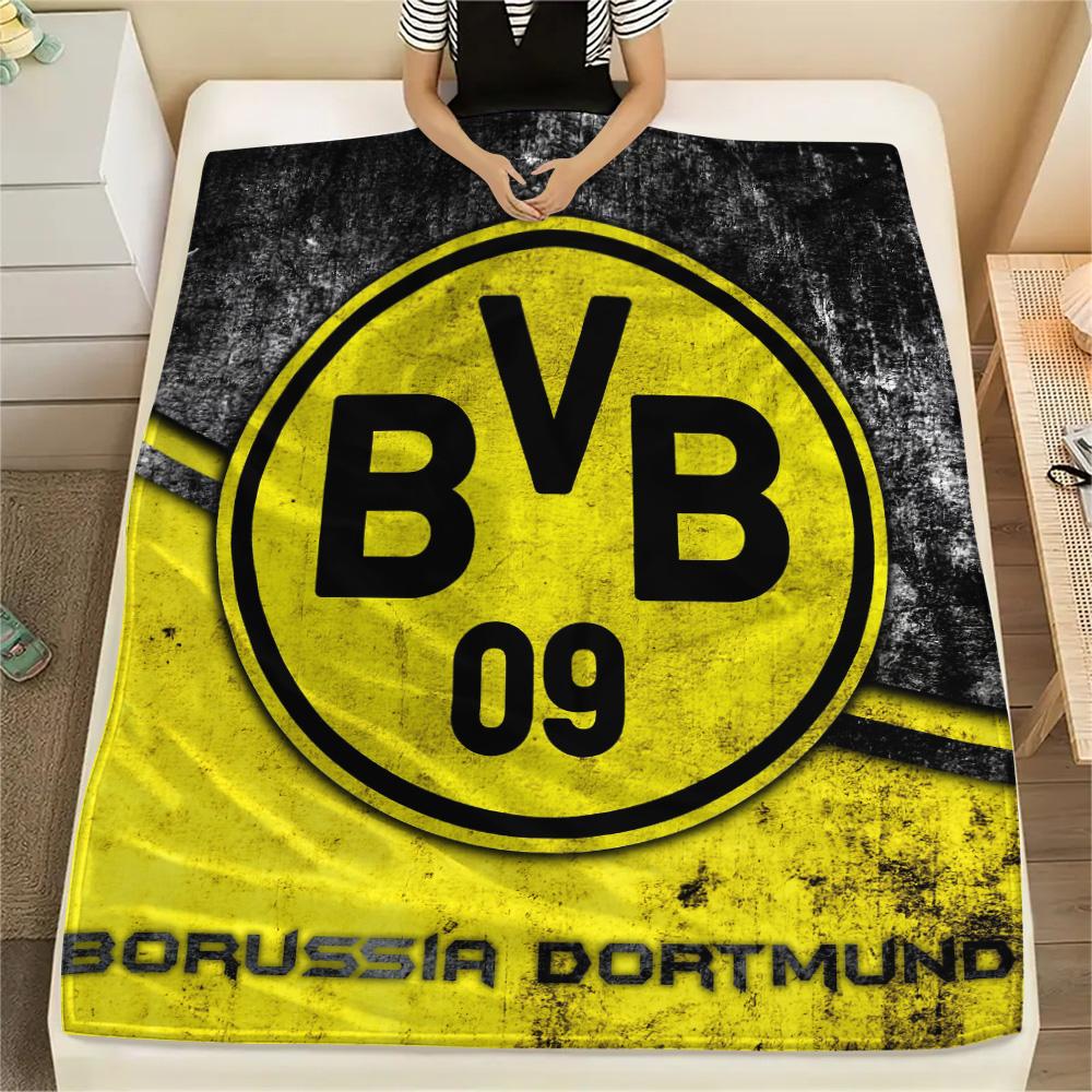 

Borussia Dortmund Print Flannel Blanket, High quality Comfortable for All Seasons, Home Decor, Warmth and Comfort 150cm x 200cm