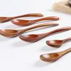 1PC High-Quality Kitchen Home Tableware Natural Wood Soup Spoon Practical Teaspoons Creative Solid