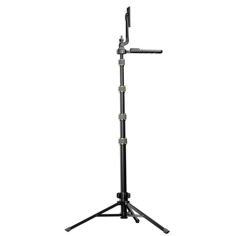 Handheld Multifunctional Phone Tripod with Bluetooth and Fill Light for Live Streaming and Photography