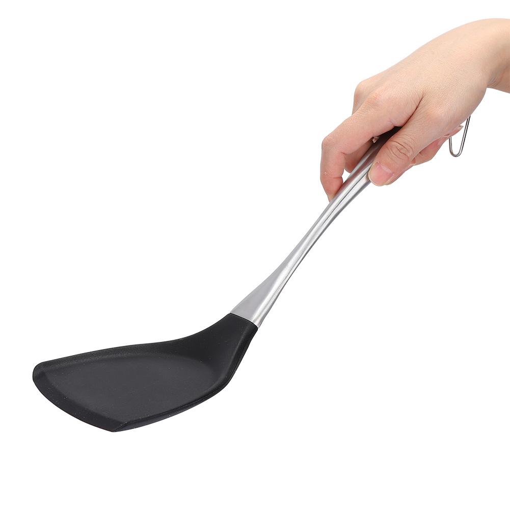 Silikonspatel Antihaft-Schaufel mit Edelstahlgriff Kochwerkzeuge Küchengeschirr