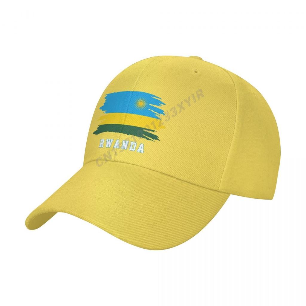 Baseball Cap Rwanda Flag Rwandan Fans Wild Sun Shade Peaked Adjustable Outdoor Caps for Unisex Women