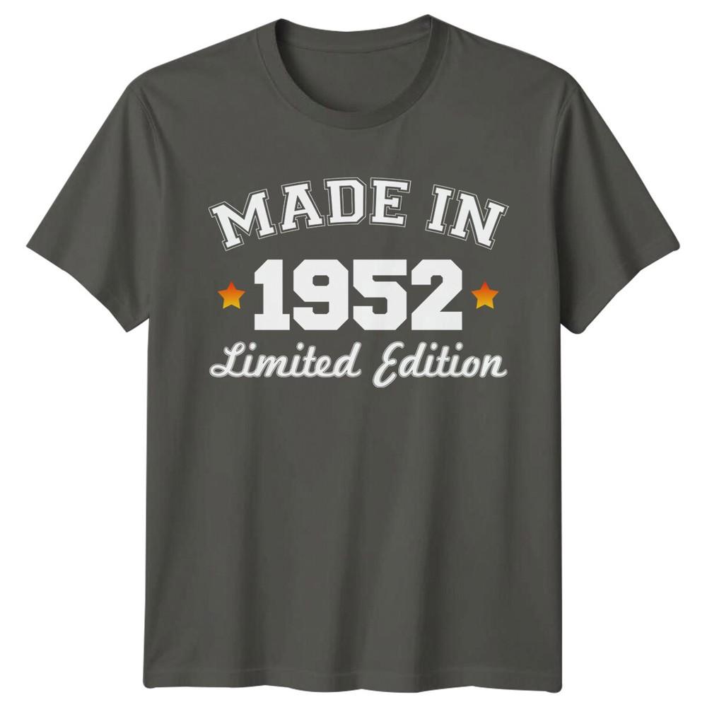 Gemaakt In 1952 Unisex T-shirt 74e Verjaardagscadeau Beperkte Editie