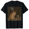 Womens Y2k Graphic TShirt for Drinking Lovers Cat Emoji Graphic Cat Smoking and Drinking Beer Bad Guys Get Sad Fashion Clothing