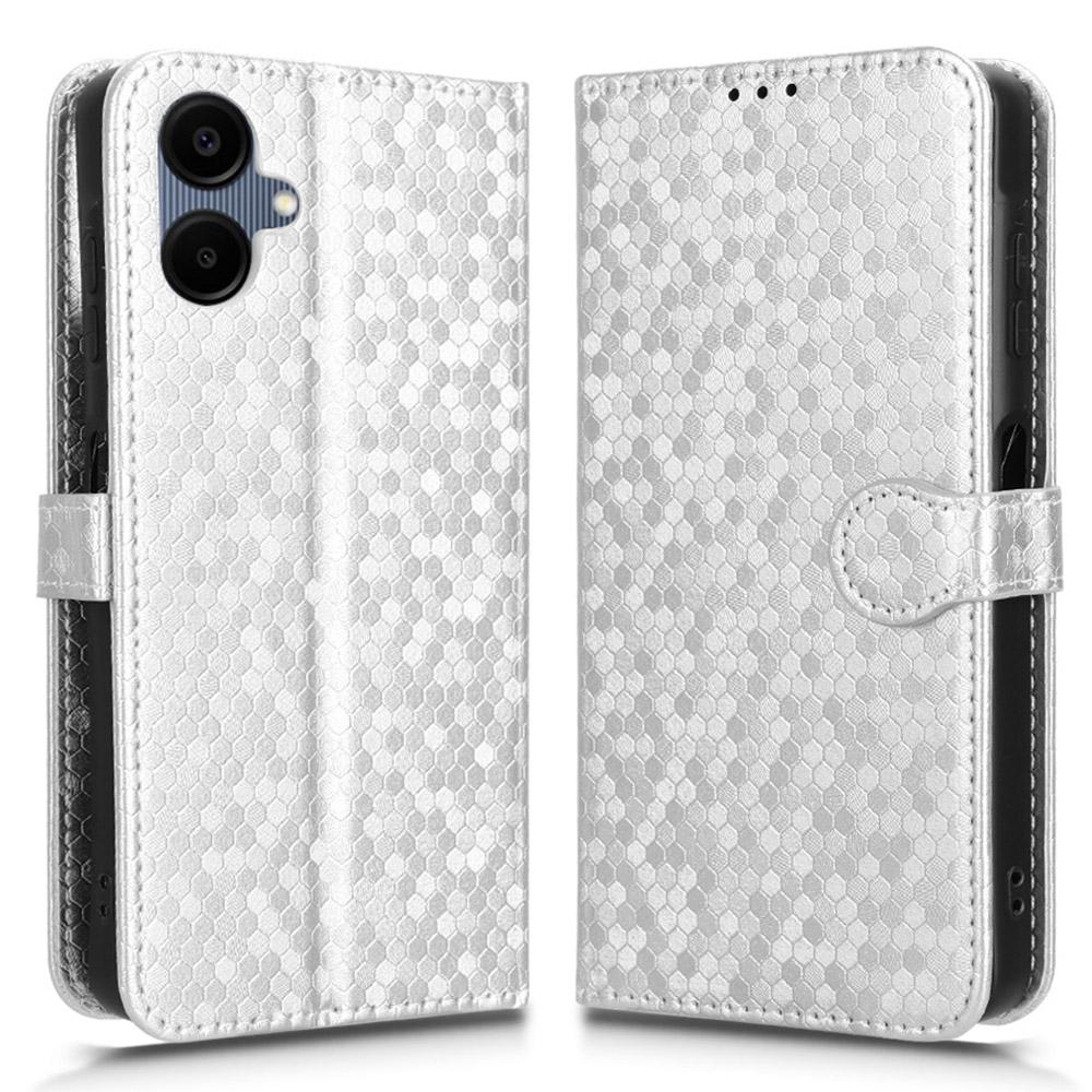 For Samsung Galaxy A06 4G Wallet Case Dot Pattern Imprint PU Leather Phone Cover
