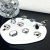 Original Design Nische High Sense Französischer Kalter Wind Persönlichkeit Emaille Offener Ring Zeigefingerring Damen