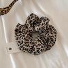 Leopard Print Hair Scrunchies Soft Fabric Scrunchy Bobbles Elastic Hair Bands Ties Hair Accessories for Women Girls