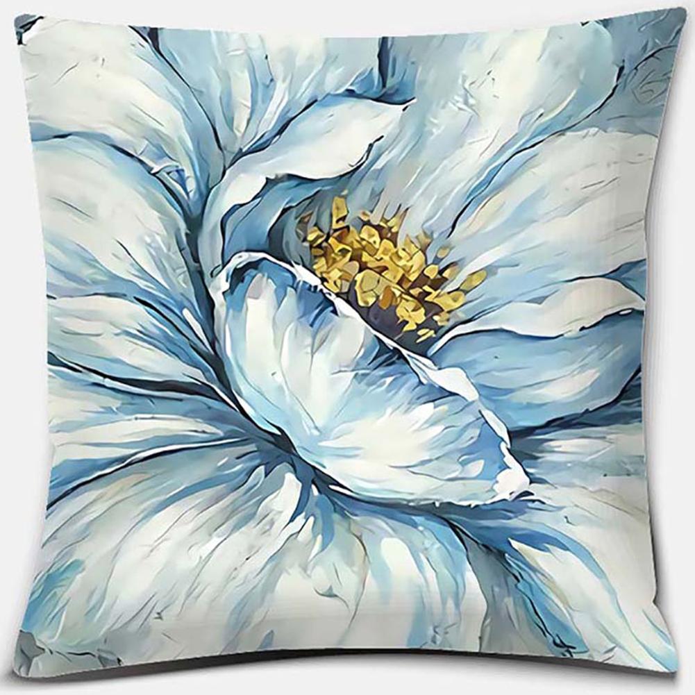 

Наволочка с принтом цветов и птиц, квадратная наволочка, украшение для дома и офиса, наволочка, чехол для подушки 45x45cm