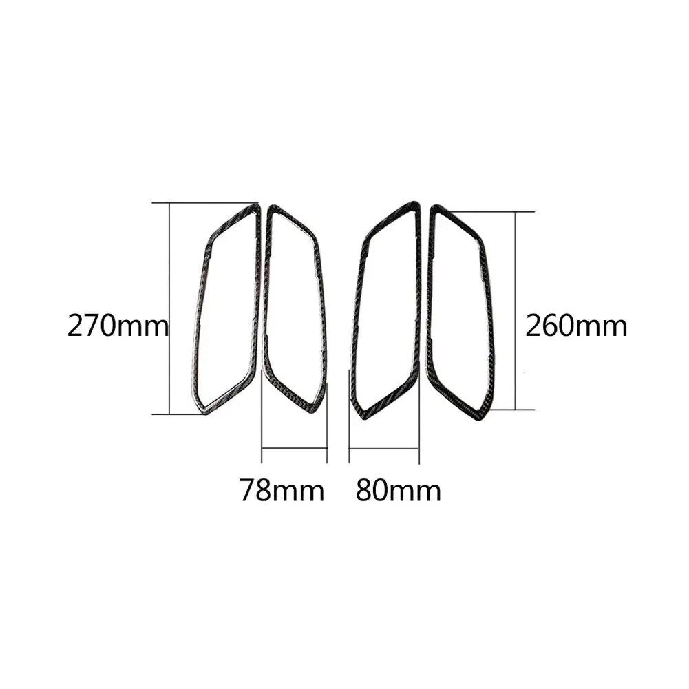 4PCS Carbon Fiber Car Door Handle Frame Cover Stickers Decoration Accessories For BMW 3 Series G20 G28 325li 330d 335 -20