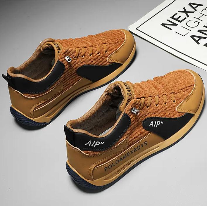 

Мужская обувь Forrest Gump осень и зима 2024 года, новая молодежная универсальная студенческая нескользящая спортивная повседневная обувь для увеличения роста, модная обувь для пап 44