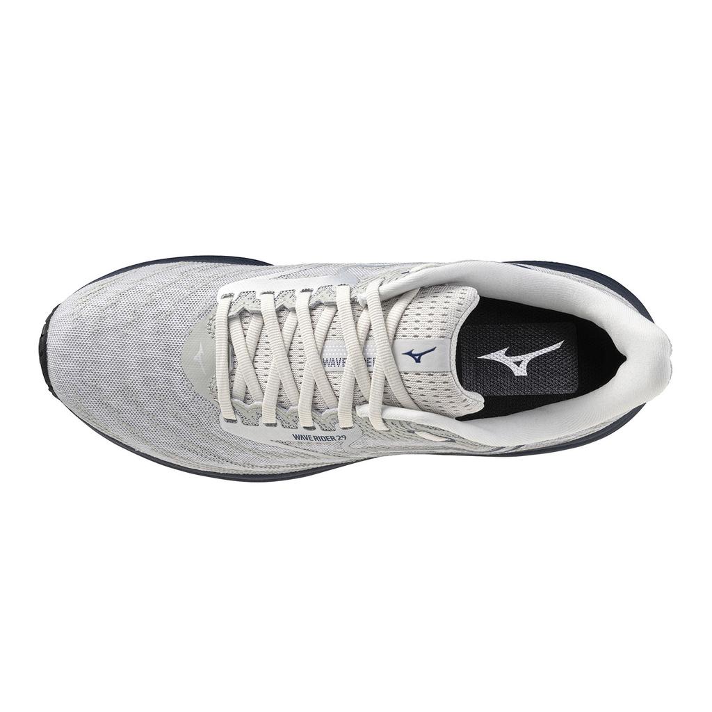 Mizuno WAVE RIDER 29 Scarpe da Corsa Basse Comode Unisex Grigio Nebbia J1GC250581