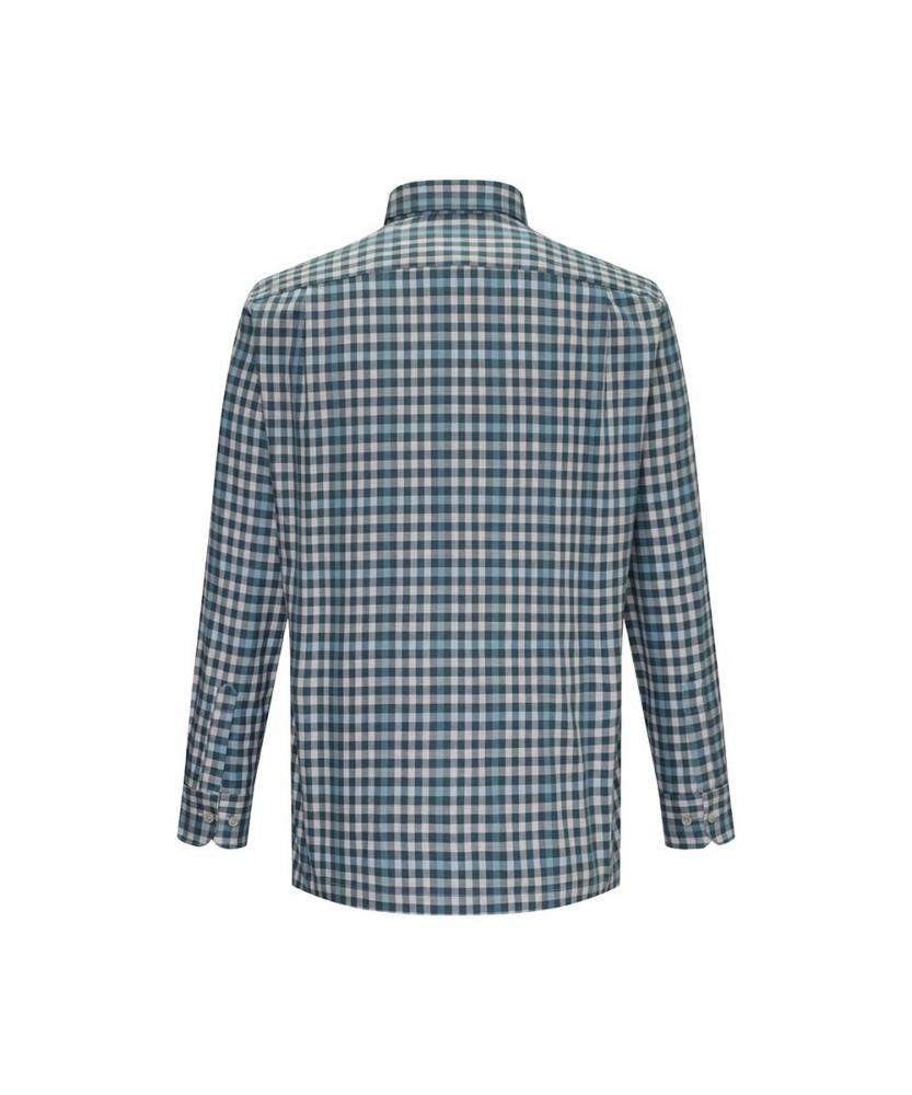 Dagseusyeocheu 100% Cotton Small Check Casual Shirt_Dla3Shcl111E1