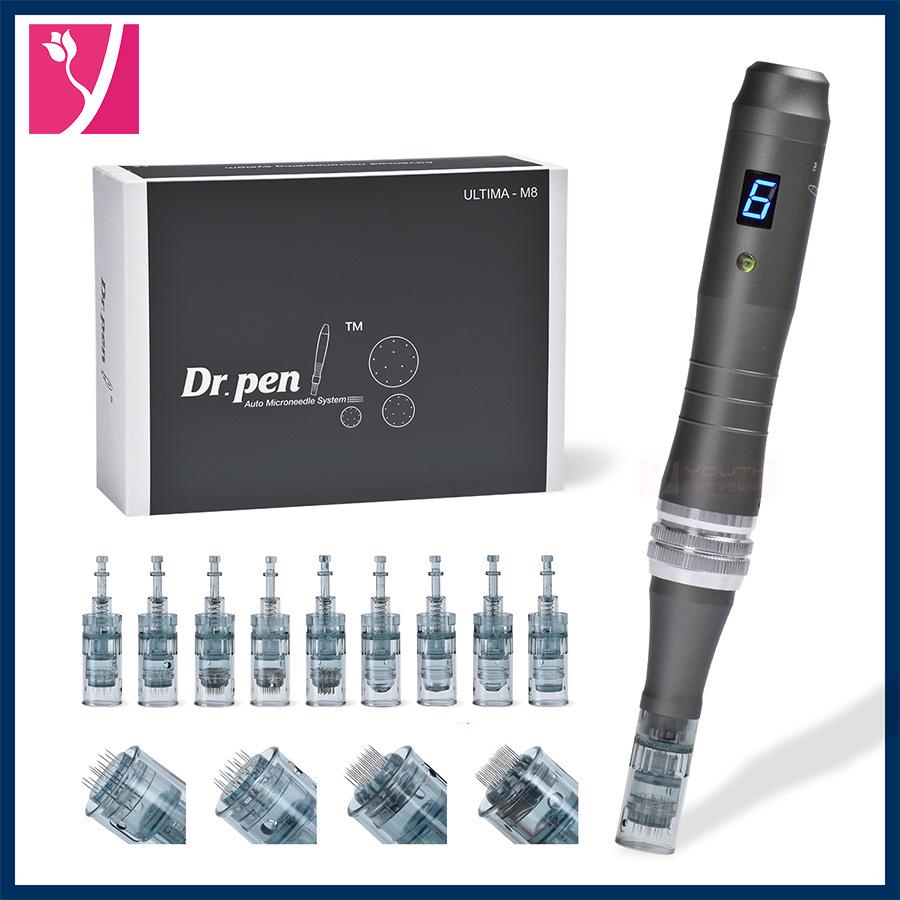 

Доктор. Ручка M8: Компактная электрическая ручка для микронидлинга для домашнего и салонного использования US Plug чёрный