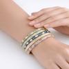 Colorful Vintage Cloisonne Bangle Enamel Women's Hand Bracelet Fashion Flower Bangle Ladies