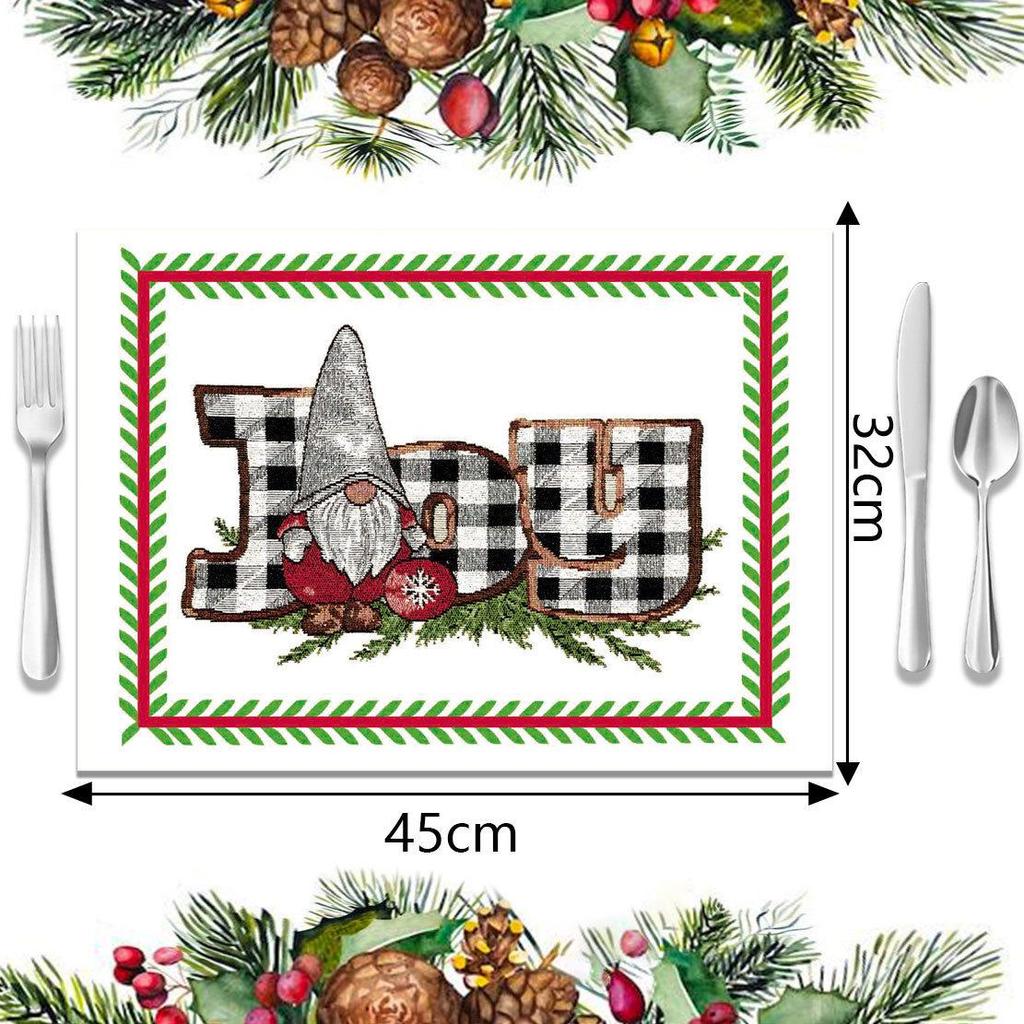 Bestselling Christmas Table Mat: Versatile Heat-Resistant Decorative Placemat