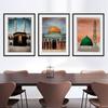 Islamic Canvas Al Aqsa Mosque Muslim Posters Canvas Painting Wall Art Print Pictures Bedroom Living Room Interior Home Decor